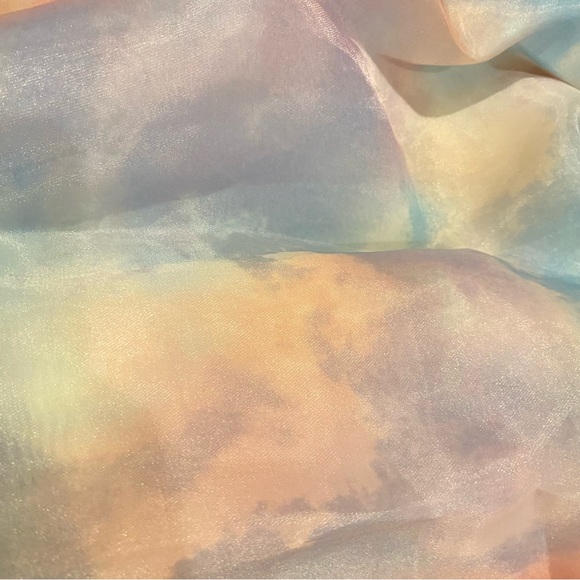 Selkie Dopamine Rainbow Powder Puff Mini Dress Anthropologie - Picture 13 of 13